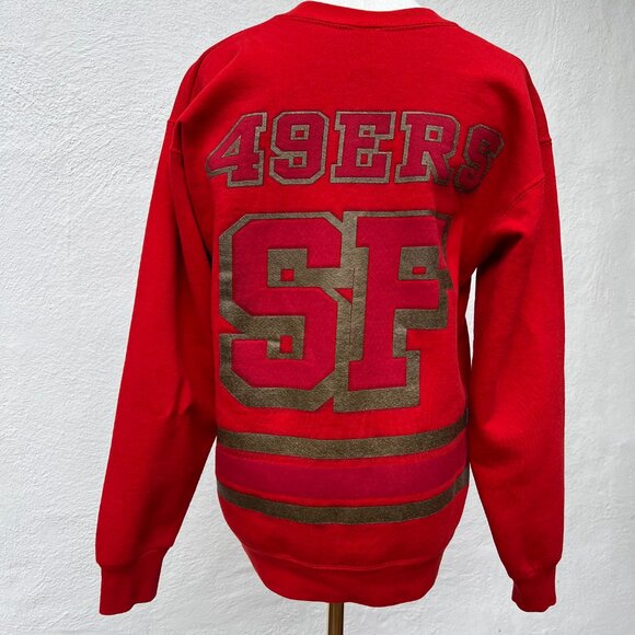 Vintage 90's San Francisco 49ers Front/Back Graphic Salem Crewneck UNISEX /M's M - Picture 14 of 15